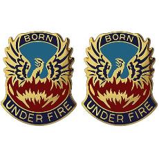 128th Aviation Brigade Unit Crest (Born Under Fire)